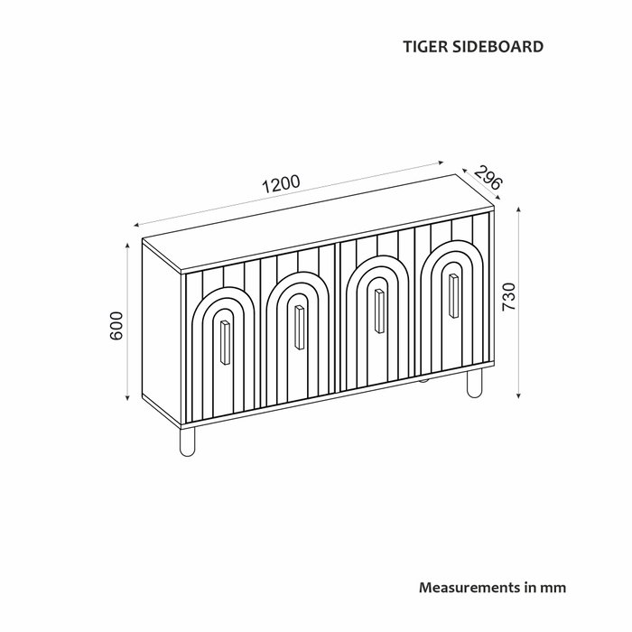Hanah Home Consola Tiger - Travertino Hanah Home Consola Tiger - Travertino